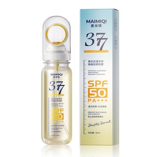 377冰感防曬噴霧 防水防汗 高倍防紫外線 冰感清透防曬水, 1件, 90ml