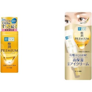 Hadalabo 하다라보 고쿠준 프리미엄 히알루론 로션 140ml+아이 크림, 1개, 20g