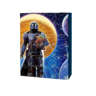 2025月曆盲盒倒計時禮盒24天聖誕節日曆跨境lwt1, 尤達A款盲盒, 1個