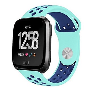 eGood Fitbit versa 스포츠 밴드 민트-네이비