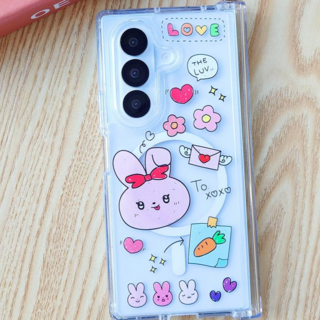 갤럭시Z폴드7 플레이프렌즈 힌지보호 맥세이프 케이스