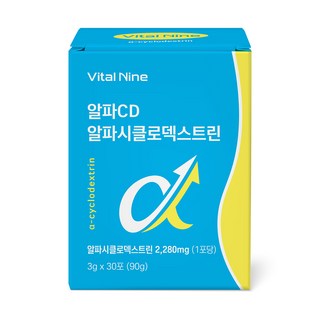 하루 한 알의 체중 관리 알파CD 알파시클로덱스트린 (스틱) HACCP, 90g, 1개