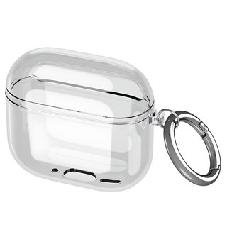 rorentech Limpio 防變色TPU水晶保護殼 AirPods 4, 1個, 透明