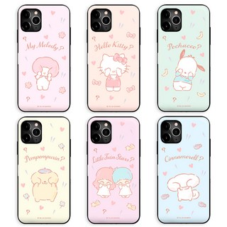 (액정보호필름 증정) 헬로키티 까꿍 마그네틱 카드 범퍼 케이스 아이폰13 미니 프로 맥스 우체국 마이멜로디 폼폼푸린 리틀트윈스타 포차코 시나모롤 산리오 정품