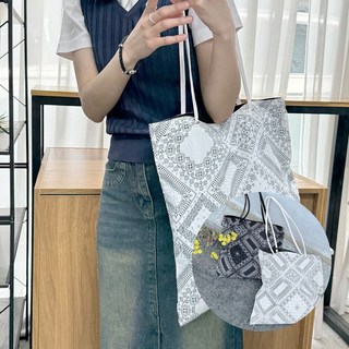 어깨끈 얇은 피크닉에코백