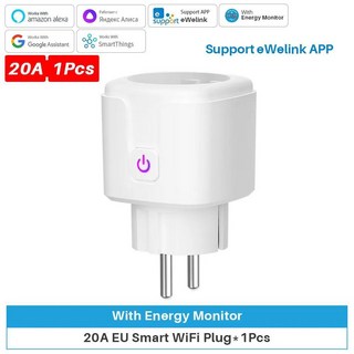 스마트 플러그 소켓 전력 모니터링 타이밍 기능 지원 홈, CHINA_Eu 플러그 | 20A-1PCS, Eu 플러그_20A-1PCS, 1개