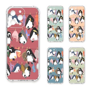 24H快速出貨 TRON S21/ FE/ Plus/ Ultra 文青風曬企鵝大集合 四角防摔 軟殼 手機殼