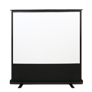 攜帶式免打孔地拉幕 高畫質移動投影螢幕, 80吋, 16:9白玻纖