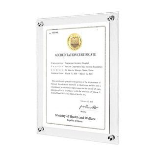 투명 아크릴액자 벽부착용 메뉴판 안내판 게시판 A3 A4 A5 A6, 1세트, 민자형 다보액자