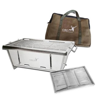 露營中毒本鋪 CEC 一單位烤肉爐 烤肉架 烤肉爐 IGT 不鏽鋼烤肉爐 戶外 露營, 1個, CEC【一單位烤肉爐 】