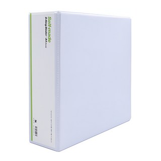 희망화일 백색 D링 바인더 9cm 3공, White, 3개