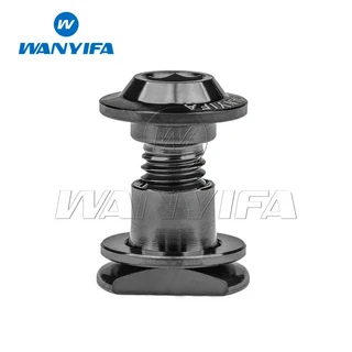 주유캡 WAIFA GR5 티타늄 볼트 C 캘리퍼스 브레이크 슈즈 육각 나사 와셔 자전거 사이클링 패드 부품, 01 Bronze