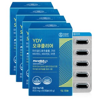 YDY 오큐클리어 루테인 고약사 약들약, 4개, 60정