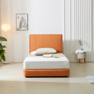 [숨결]라니 호텔식 평상형 아쿠아텍스 침대 프레임 시리즈, 크림화이트, 사이즈:슈퍼싱글(네모헤드) / 컬러:크림화이트