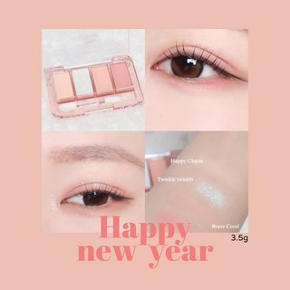 ETUDE HOUSE 眼影盤 麵包眼影盤 烘培眼影盤 皮革眼影盤 玫瑰香檳眼影盤 櫻花眼影盤 十色眼影盤, 1個, 四色-嶄新生活