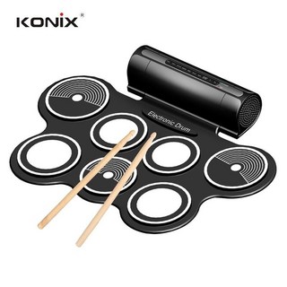 KONIX W759M 手捲式電子鼓 內建喇叭 支援耳機/MP3播放, 詳見包裝
