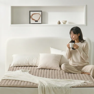 [26년형 원격제어] 전자파없는 전기매트 탄소매트 곰표한일 EMF 그래핀 워셔블 스마트폰 앱연동, 퀸더블 (150 x 200cm), 베이지 (26년형)