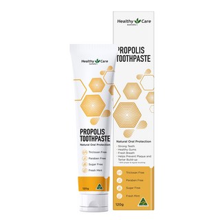 Healthy Care 蜂膠牙膏 薄荷口味 120g 澳洲進口, 1個