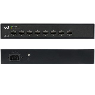 연오랑 (NEXI) 광 스위칭허브 8포트 SFP+ 10G IGMP 랙장착가능