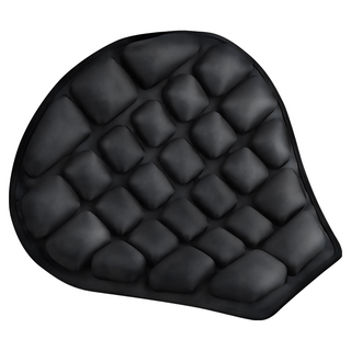 機車墊 【3D氣囊設計】機車座墊 氣墊座墊 摩托車坐墊 機車座墊套 透氣座墊, 黑色, 1個