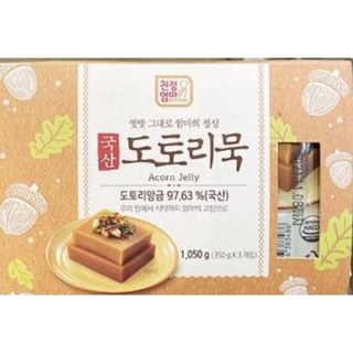 한생 친정엄마 국산 도토리묵 350g x 3입, 3개