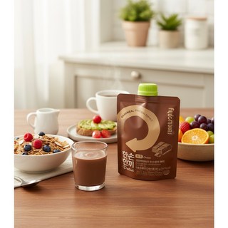 Renew Phy 韓國巧克力代餐奶昔五入 新口味-栗子拿鐵 健康代餐 飽腹感, 5個, 巧克力 5 入