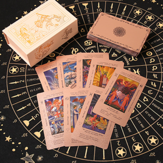 타로하루 프리미엄 타로 카드 세트, 로즈골드, 1개