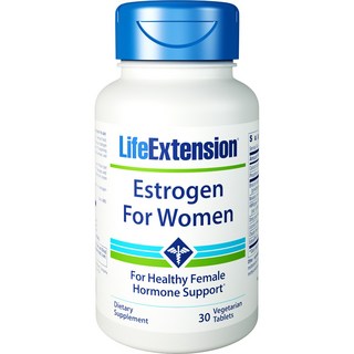 LIFE EXTENSION 雌激素素食錠, 30顆, 1瓶