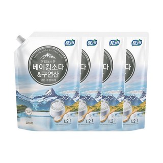 [참그린]베이킹소다구연산 주방세제 1.2L x 4개
