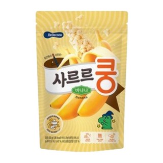 베베쿡 사르르쿵 과자, 23g, 10개, 바나나