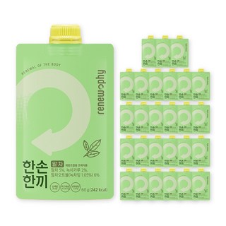 리뉴파이 한손한끼 단백질 쉐이크, 말차맛, 28개, 60g