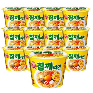 참깨라면 용기 110gx12개