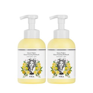 VU.CA 클래식 퍼펙트 클린 포밍 핸드워시 510ml 2개입 레몬버베나향, 2개