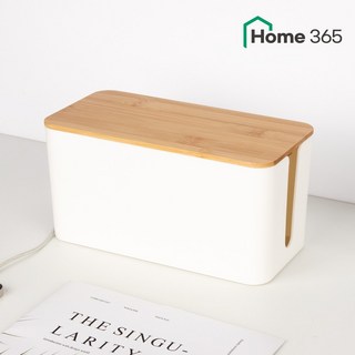 홈365 멀티탭 정리함 6구 5구 3구 대형 중형 소형 / 우드 원목 덮개 콘센트 케이블 전선정리, 우드 화이트, 소형(3구) 정리함, 1개