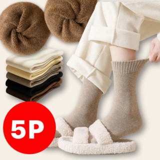 시크이어 코지 겨울용 여성용 방한 보온 기모양말 5종세트