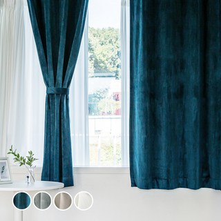 까르데코 벨벳암막 방한방풍 바람막이커튼 2p