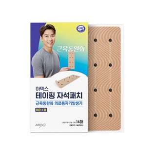 아텍스 테이핑 자석 패치 붙이는 이동국 파스 허리 I형, 1개