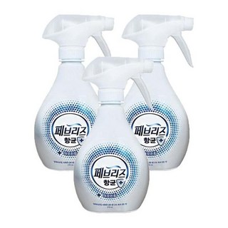 페브리즈 엘루맘 항균플러스 깨끗한향 370ml 3개 신제품 냄새제거 리프레쉬
