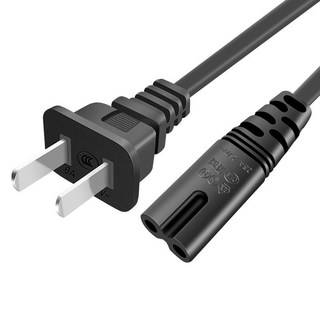 八字電源線 8字頭延長線 1.5米 2孔電源線, 1個, 1.8米（1根）