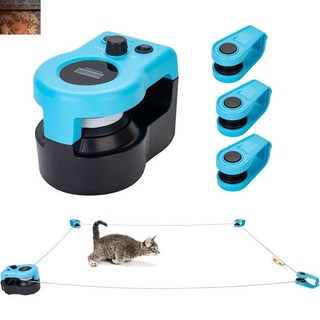 고양이용 인터랙티브 고양이 속도 연습기 트레드밀 롤링 전기 운동 볼 자동 두더지 애완, 1개