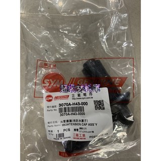 超級材料庫 三陽原廠 GT125噴射版 風動125噴射版 火星塞蓋 3070A-H43-000, 1個