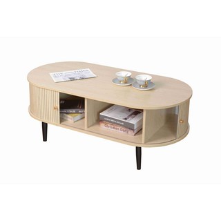 2ROOUM 거실테이블 수납형 홈카페 테이블&거실장, 우든