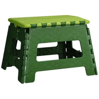 KEYWAY 小百合止滑摺合椅, 綠色, 1個