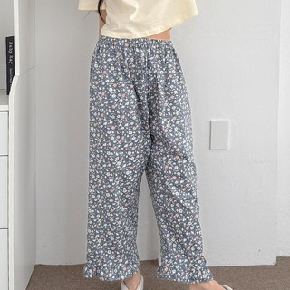 마리끄 국내산 9부 순면 파자마 잠옷바지 8컬러 색상