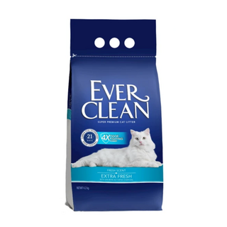 Eve Clean 藍鑽貓砂 藍標 綠標 紅標 紫標 4倍淨味 植萃除臭 低敏 多貓 礦砂 貓砂, (藍標)4倍淨味貓砂-微香, 1個, 4.2kg