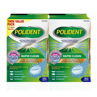폴리덴트 3분 틀니 세정제 102개입 2팩, 1개, 204개입