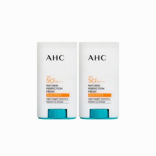 AHC 내추럴 퍼펙션 프레쉬 선스틱 2개 (SPF50+ PA++++), 17g