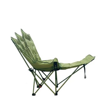 A&R 坐躺兩用加棉高背月亮椅 三檔調節帶腿托款, 綠色, 1個