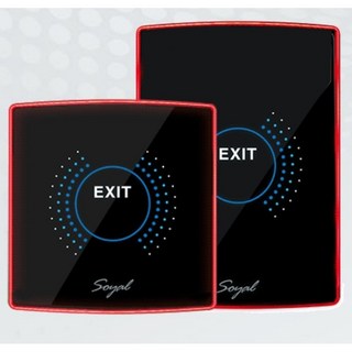 新板科技 Soyal AR-888-PBI-S 美規崁入式紅外線開門按鈕開關 雙色LED指示燈 門禁系統適用, 1個, 美規未稅價