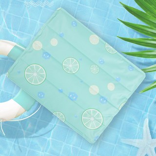 개웃기냥 애견 아이스매트 여름 돗자리 침구 얼음집 방석, G 그린레몬, 1개